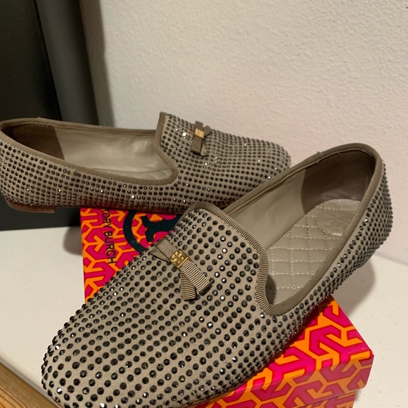 Authentic Tory Burch Chandra Sparkle Flat - Picture 4 of 4